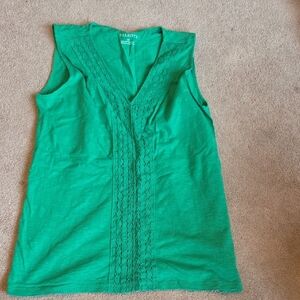 Talbots Vibrant Green Tank Top